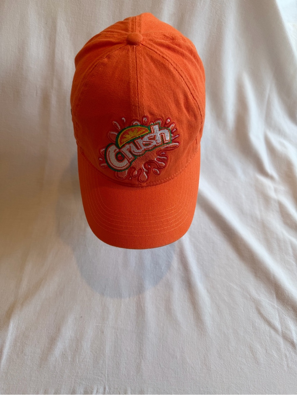 Crush Logo Orange Baseball Cap